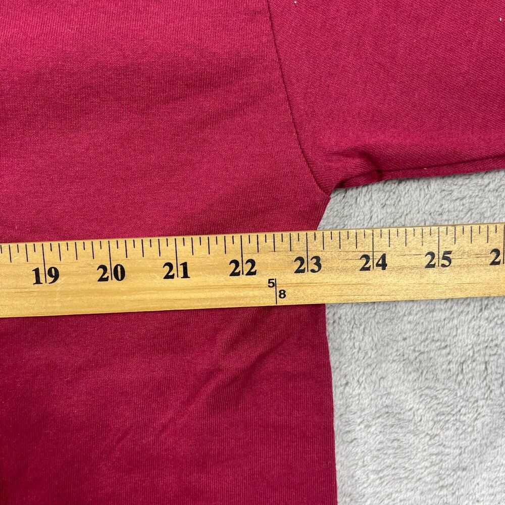 Vintage New Orleans Jazz 90s T-Shirt Men XL Maroon Graphic Heavyweight Cotton - Picture 8 of 11